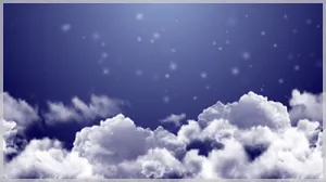 Clouds Drift Blue