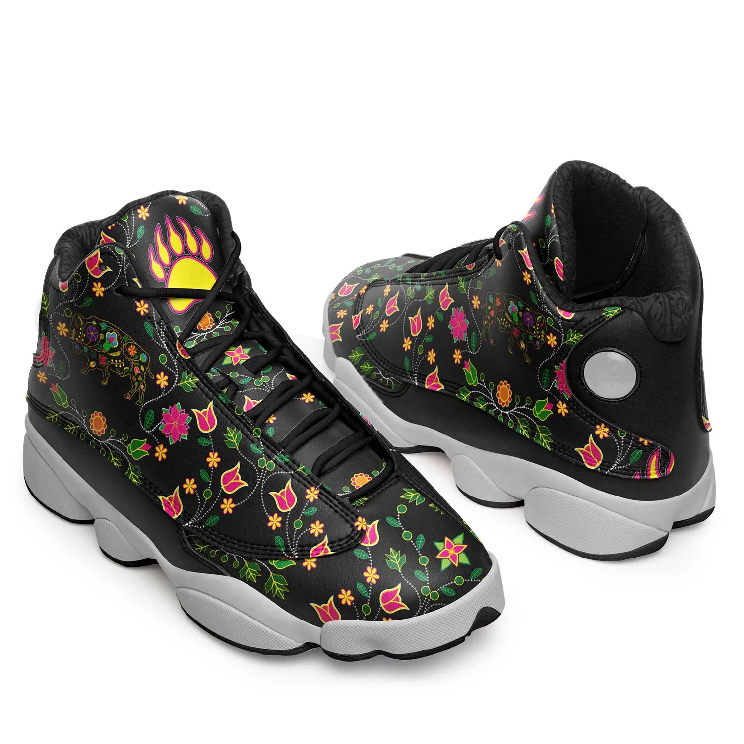 Floral Bearpaw Buffalo Isstsokini Athletic Shoes
