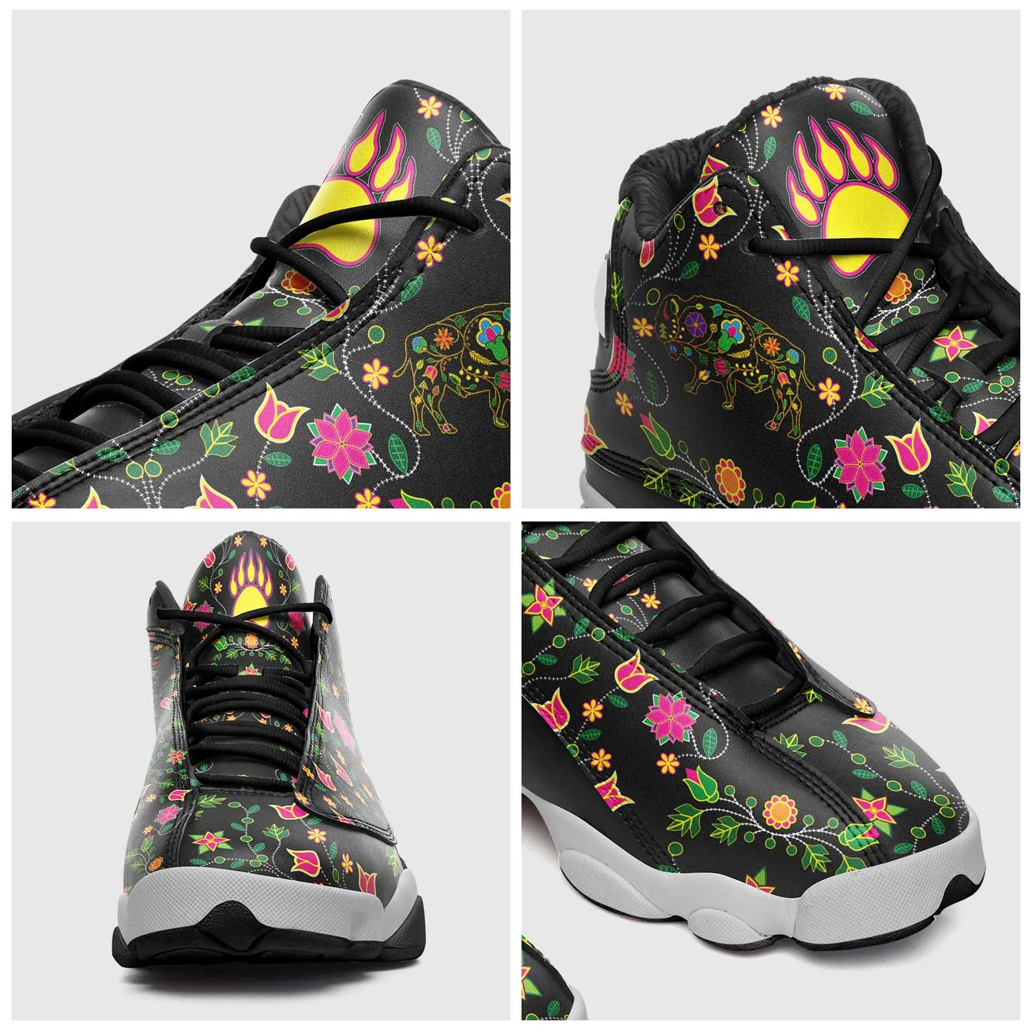 Floral Bearpaw Buffalo Isstsokini Athletic Shoes