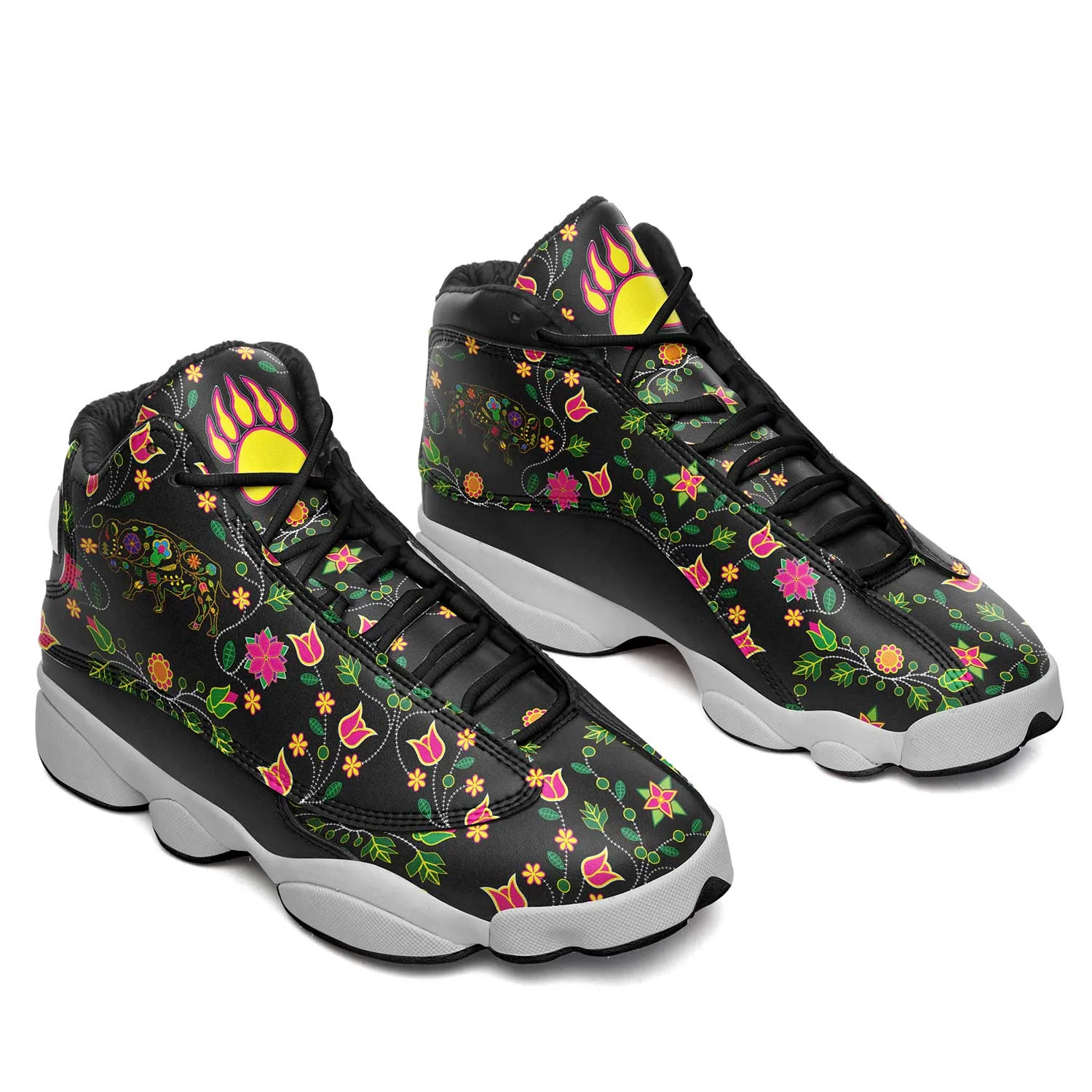Floral Bearpaw Buffalo Isstsokini Athletic Shoes