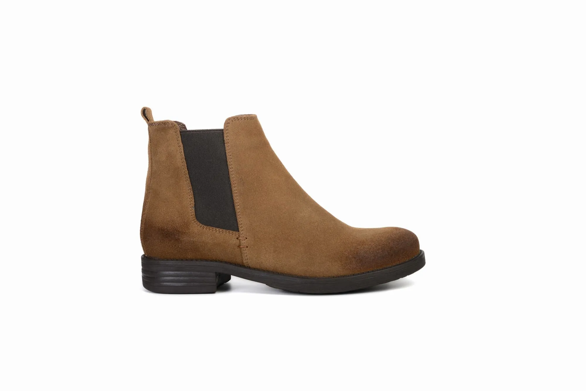 FOOT FEDERATION CHELSEA WOMEN'S BOOT SUEDE TOBACCO